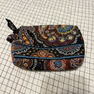 Vera Bradley Floral Crossbody Bag in Brown and Blue